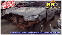 TOYOTA HILUX 2.8 D-4D TURBO DIESEL CD SR 4X4 AUTOMÁTICO